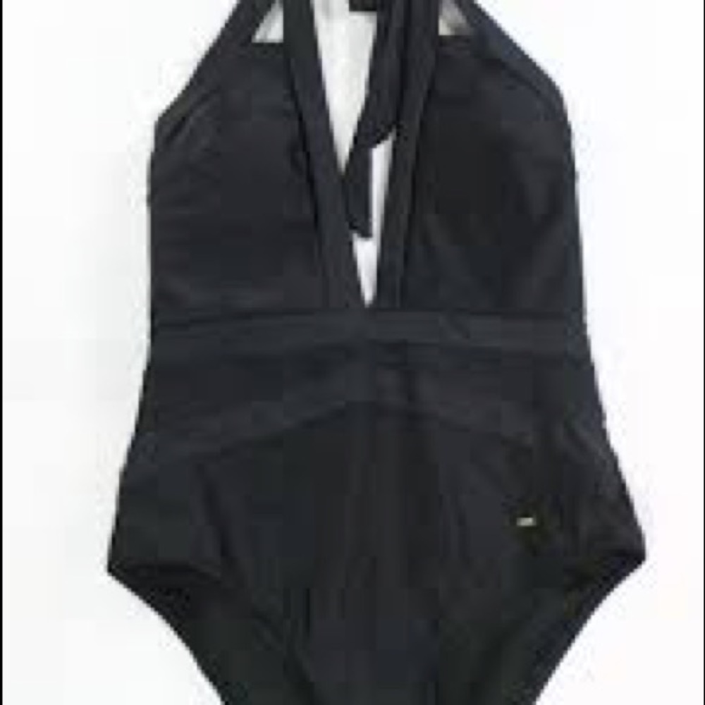 TED Baker Black Plunge One Piece - Picture 4 of 4